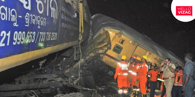 Tragic Collision in Andhra Pradesh Claims 13 Lives and Injures 50 in Passenger Train Disaster