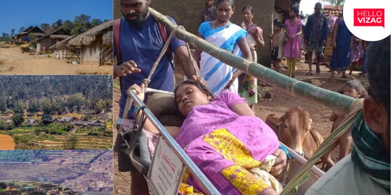 Tribal Woman in Andhra Pradesh's ASR District Gives Birth in 'Doli' Amidst Lack of Road Access