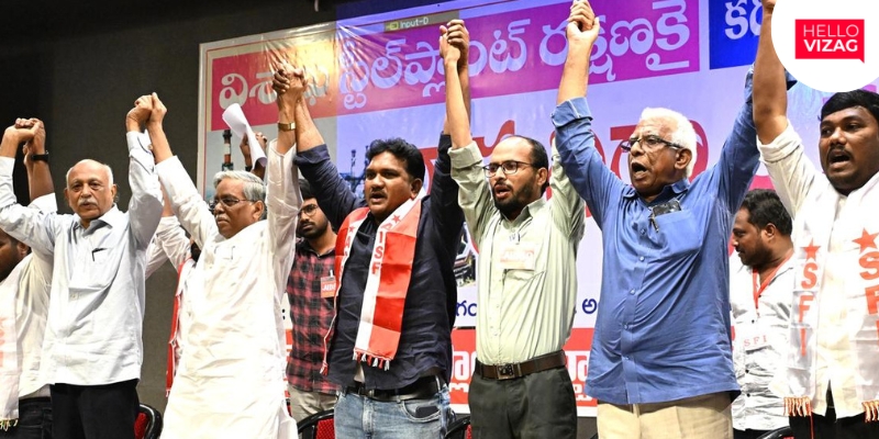 Union Leaders Appeal to Students to Support Visakhapatnam Steel Plant