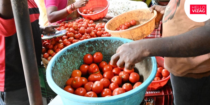 Vegetable Prices Soar in Visakhapatnam Amid Hot Weather and Low Production