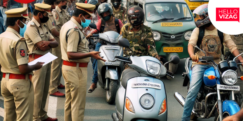 Visakhapatnam Authorities Intensify Enforcement of Helmet Regulations to Enhance Road Safety