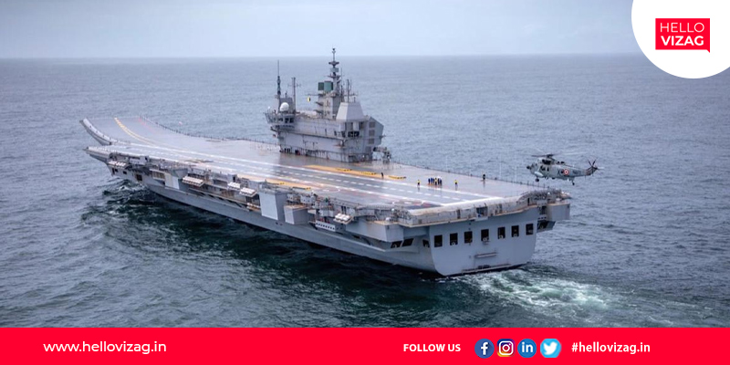 Visakhapatnam could become the main base for INS Vikrant