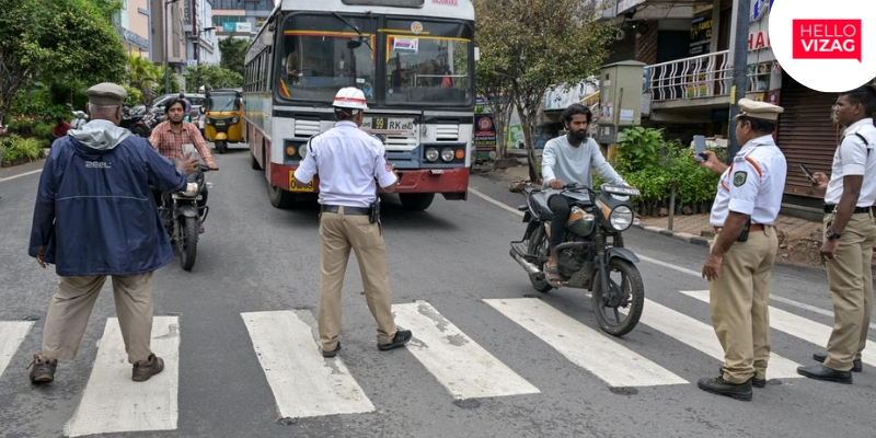 Visakhapatnam Enforces Strict Helmet Rule: ₹1,000 Fine and Licence Suspension