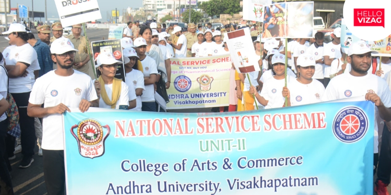 Visakhapatnam Hosts Awareness Rally Against Drug Abuse