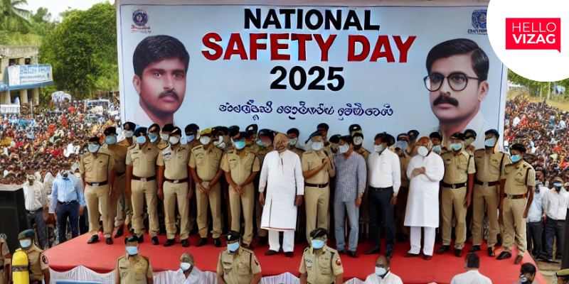 Visakhapatnam Hosts Comprehensive Programs to Mark National Safety Day 2025