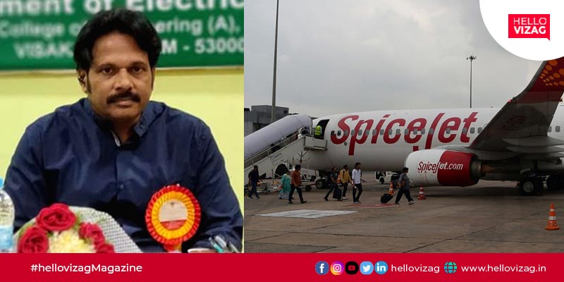 Visakhapatnam MP MVV Satyanarayana advised Spice Jet to utilize the parking bays at the airport