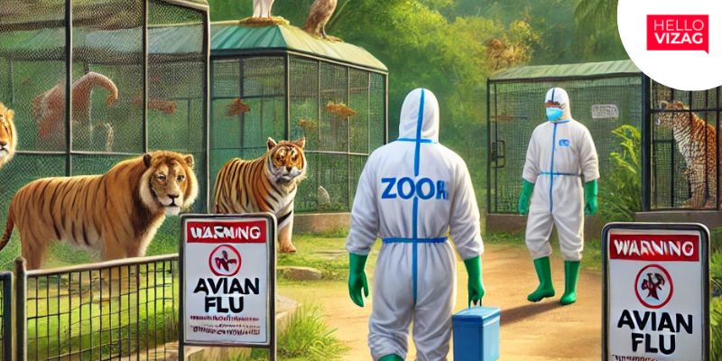 Visakhapatnam Zoo Halts Feeding of Poultry Products Amid Avian Flu Concerns