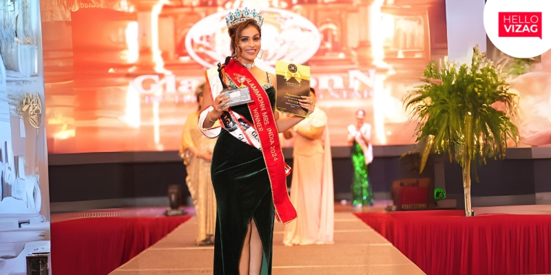 Visakha's Hemalatha Reddy Crowned Mrs. India 2024