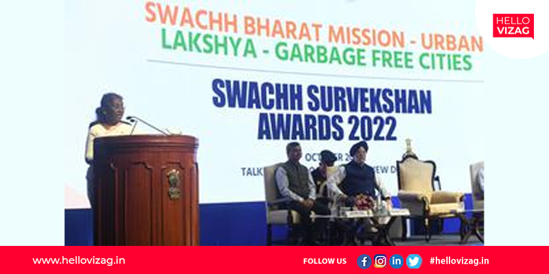 Vizag bagged awards in multiple categories in Swachh Survekshan 2022