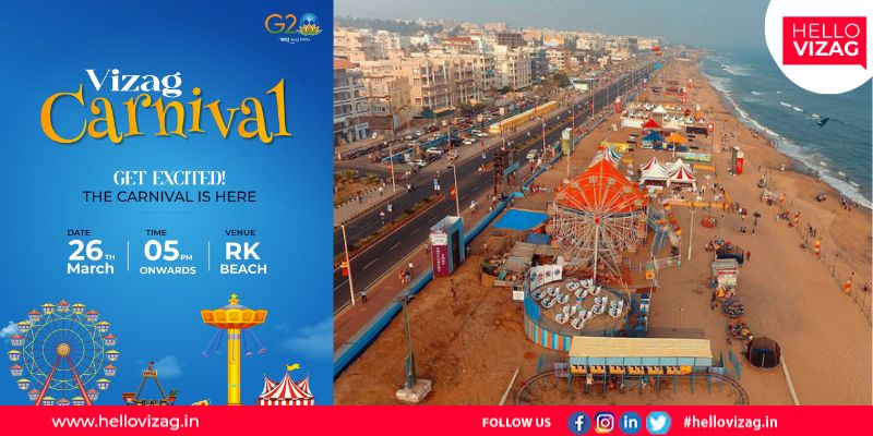 Vizag City is preparing for the ultimate fun-filled adventure tomorrow, the Vizag Carnival