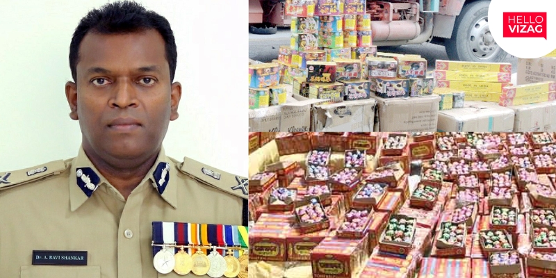 Vizag Police Seize Illegal Firecracker Stock in Gajuwaka