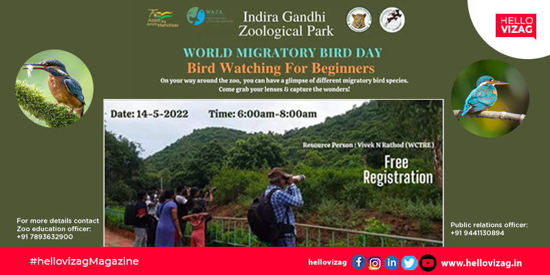 Vizag Zoo to organize special events as part of the World Migratory Bird Day